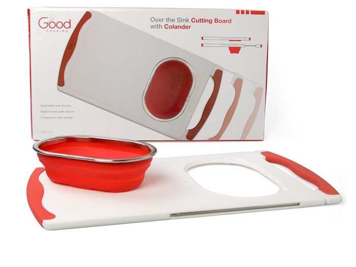 Good Cooking over-the-sink cutting board