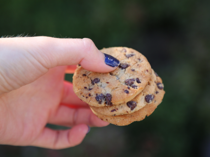 The Chips Ahoy cookie tasted just like I remembered from growing up: crunchy, chocolatey, and satisfying.