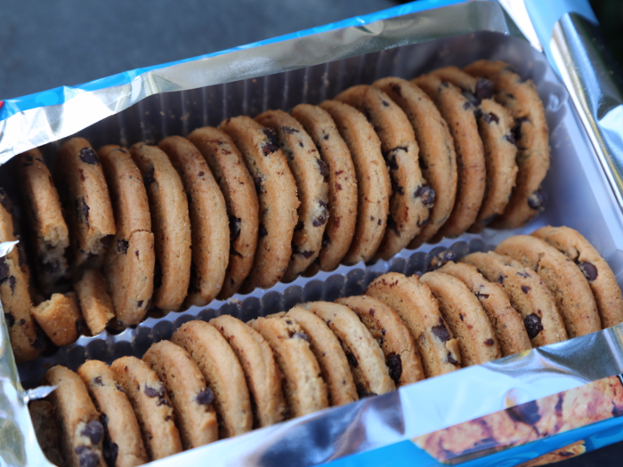 The Chips Ahoy cookies were the only ones that emitted a strong and enticing chocolate chip cookie smell, which was promising.