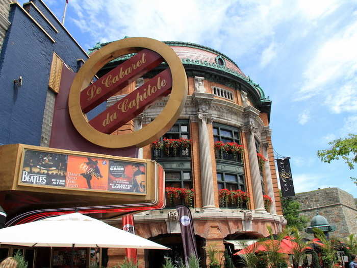 Québec City is great for theatre; Le Cabaret du Capitol Québec has been entertaining locals since 1903.