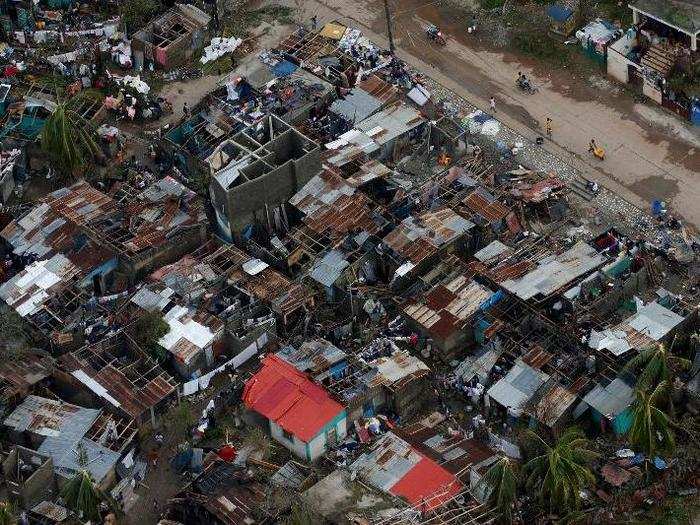 Many homes in Jérémie were almost entirely destroyed.