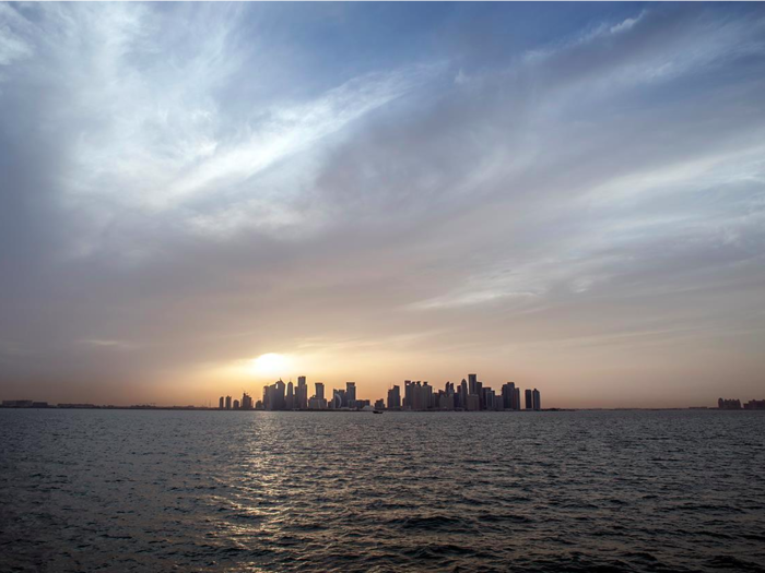 1. Qatar — 10.3%: Oil-rich Gulf state Qatar may currently have the biggest budget surplus of any nation on earth, but by the end of 2016 that could change. Bloomberg reported in April that the country will slip into deficit at the end of the year.