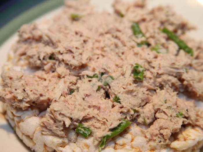 Tuna salad (without the mayo)