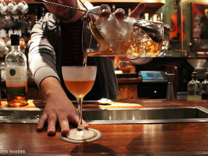 McGarry opted to be the former. He read mountains of cocktail literature and perfected his craft. In 2013, the Tales of the Cocktail awarded him International Bartender of the Year.