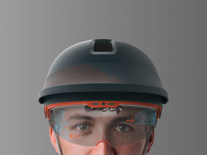 Optic makes cyclists smarter, using cameras and a visual display to present information.