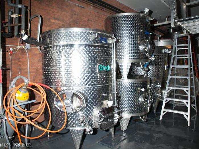 City Winery produces about 12 different wines per year. Mainly single vineyard wine, their collection includes their own Pinot Noir, Chardonnay, Sauvignon Blanc, Cabernet, and Merlot.