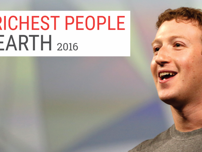 Now check out the wealthiest people on Earth!