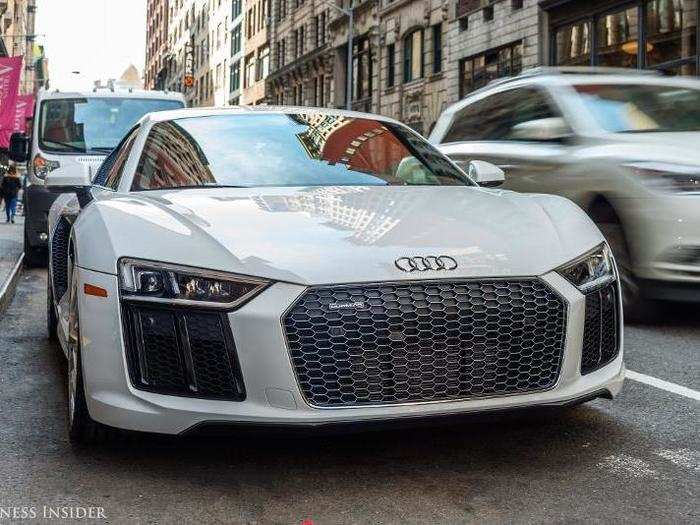 Up front, Audi