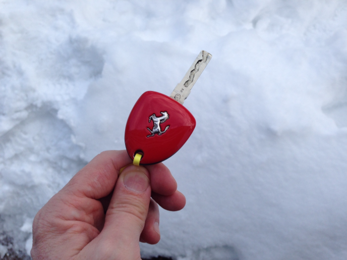 This Ferrari key may not have any tech-savvy features, but the design is stunning.