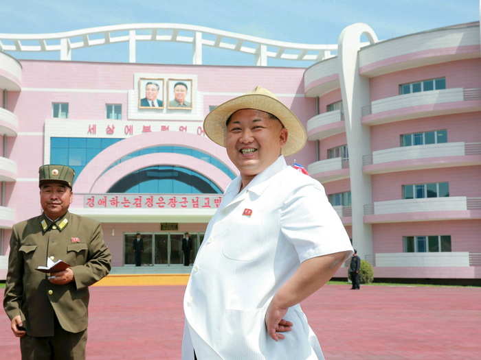 But others, like the Wonsan Baby Home and Orphanage, opt instead for bright pastels.