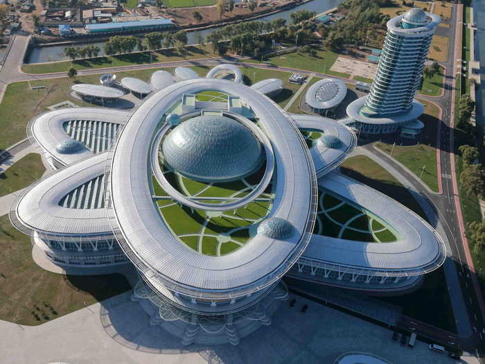 Science also plays a big role in North Korea. The Sci-Tech Complex, for example, was built in the shape of an atom and opened in early 2015.