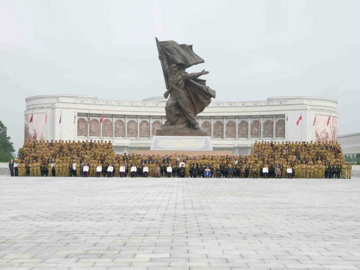 Nearby is the Fatherland Liberation War Museum, which celebrates Korea