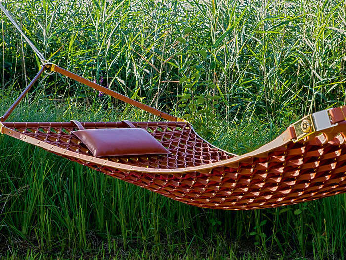 Leather hammock
