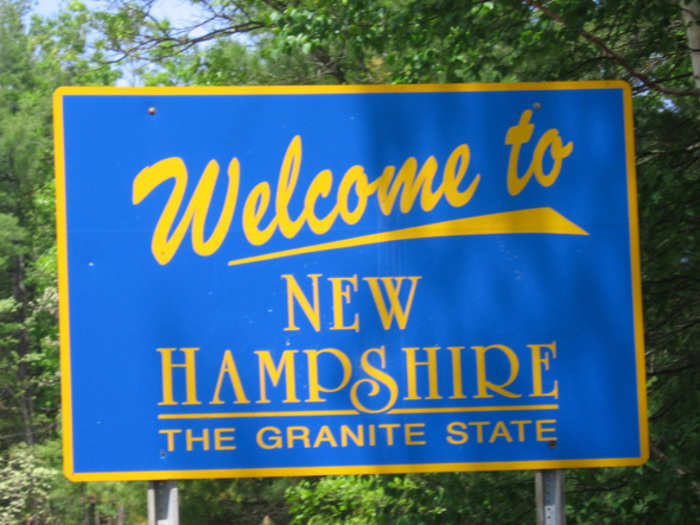 38. New Hampshire