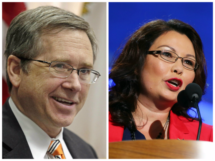 Illinois: Mark Kirk (R) vs. Tammy Duckworth (D)