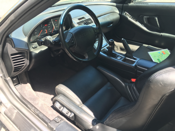 While the exterior of the NSX has aged gracefully, the interior has not.