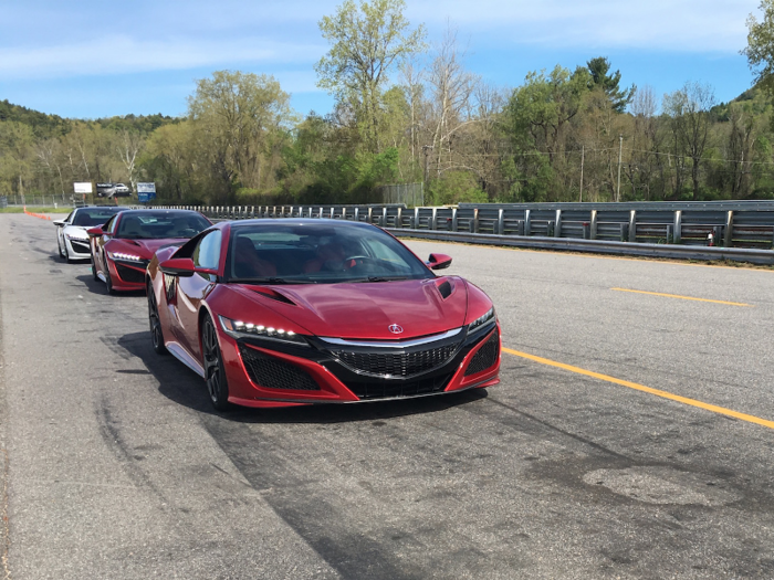 ... the new Ohio-built 2017 NSX through its paces.