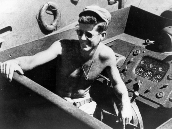 One of the most famous incidents in Navy history occurred at 2:30 am on August 2, 1943, when 25-year-old John F. Kennedy