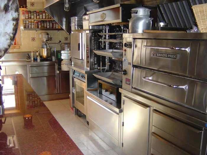 Check out those chef-grade pizza ovens.