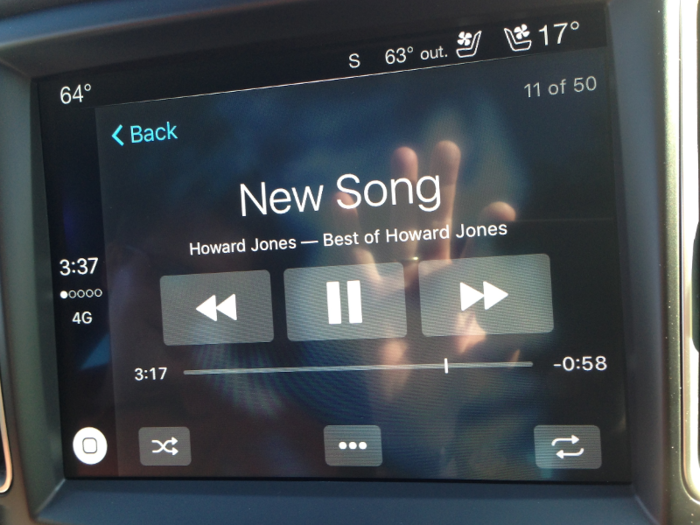 CarPlay made for some interesting tunes. Not my iPhone! But I