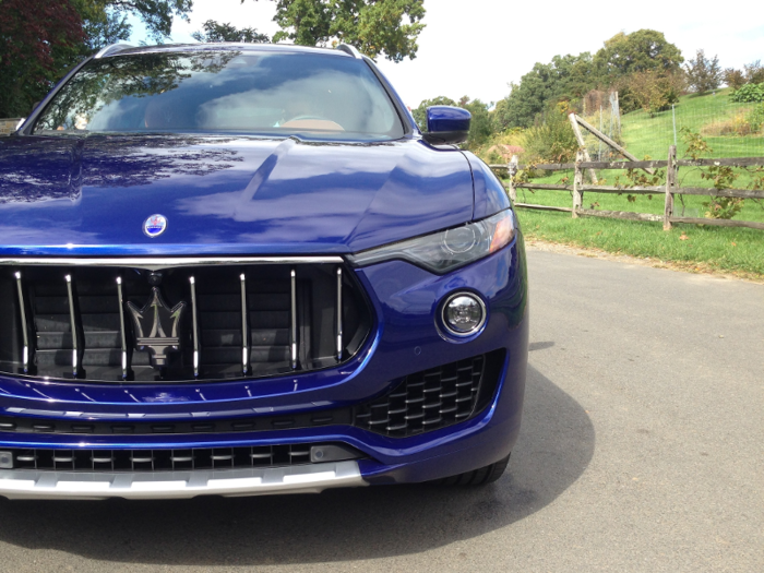 ... my first look at the Levante in the wild. Built with pride, entirely in Italy.