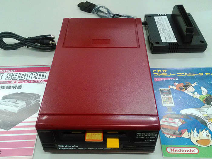 The Disk System is a little less attractive than the Famicom itself. It