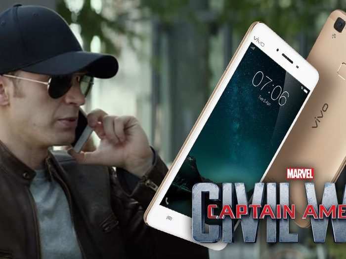 "Captain America: Civil War" shows Avengers using China’s Vivo phones.