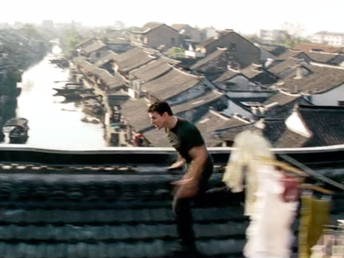 "Mission: Impossible 3" dropped a shot of clothes on clotheslines in Shanghai for the Chinese cut. Apparently, the lack of dryer ownership is a sensitive issue.