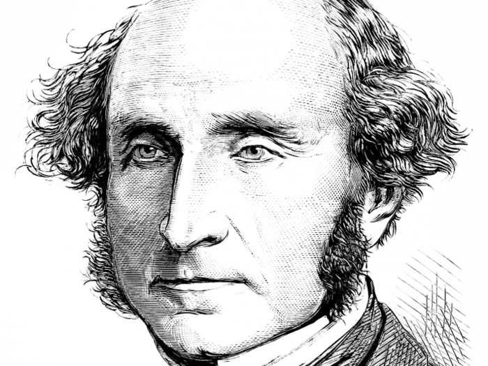 "I have learned to seek my happiness by limiting my desires, rather than in attempting to satisfy them" — John Stuart Mill, born in 1806.