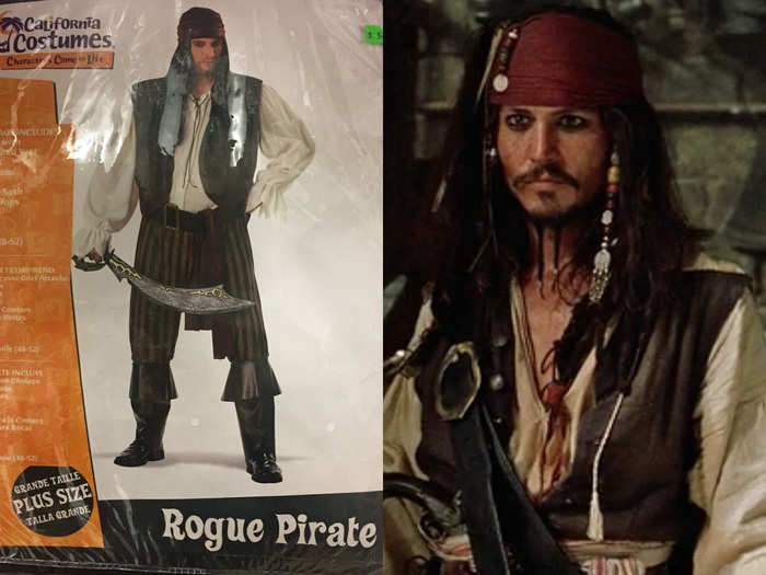 This "Pirates of the Caribbean" Johnny Depp lookalike is just a rogue pirate.