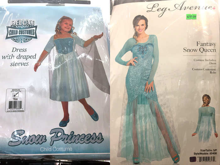 There are so many wannabe Princess Elsa costumes from "Frozen" that we don