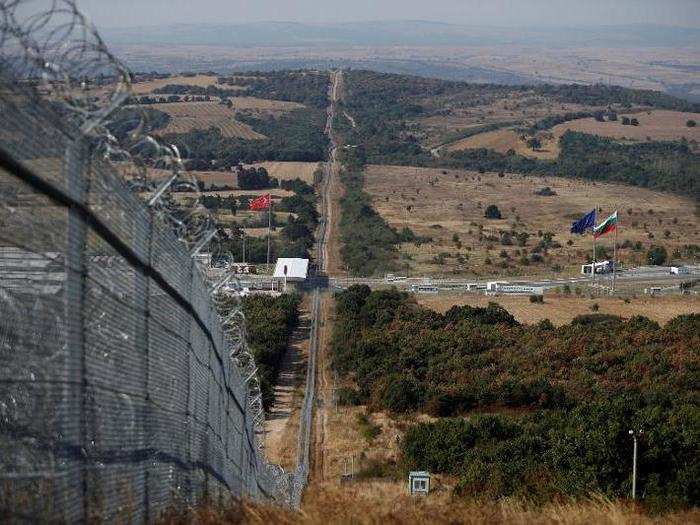 In 2013, Bulgaria began plans to build a fenced Bulgarian-Turkish border, its purpose to keep refugees from the Middle East and North Africa from entering the country. The fence is 15 feet tall and 5 feet wide, with barbed wire.