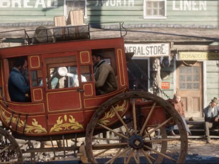 The amount of detail in this horse and buggy is maybe even more stunning than the glorious sunsets and roaring trains.