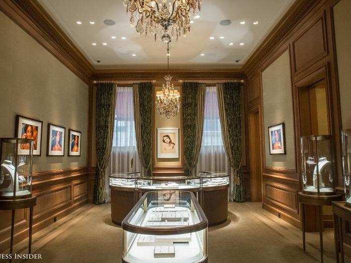 The high jewelry salon is named after Elizabeth Taylor, a famous wearer of Cartier