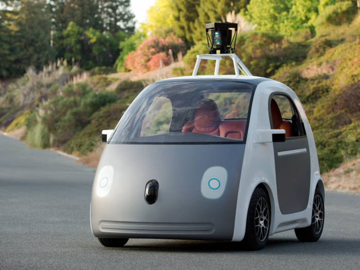 In May 2014, Google built its own car and showed off a prototype of it at the Code Conference. There were no brakes, no steering wheel, and no gas pedal — only a button to turn it on. The company capped the vehicles