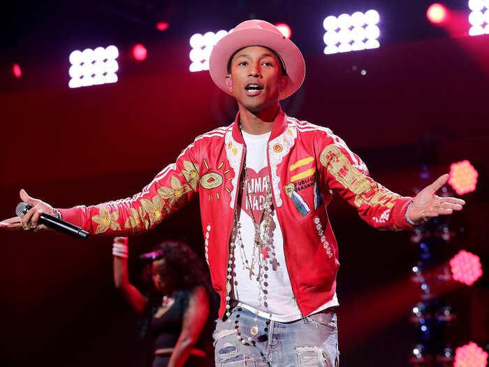 =5. Pharrell Williams — £123 million