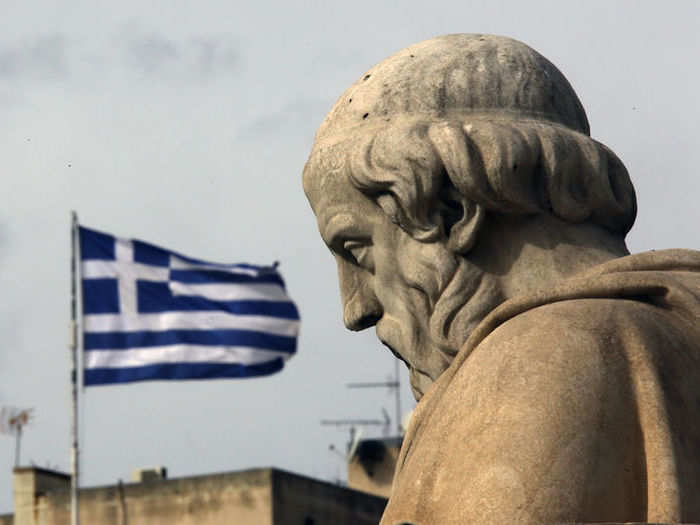 A divide between the ancient Greek societal groups, the "demos" — normal folks, and the "aristokratia" — the so-called "elites," has intensified in recent years.