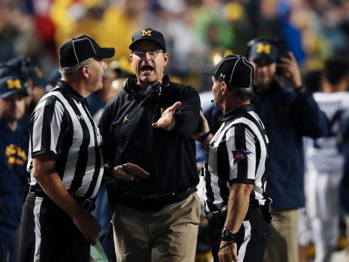 He once challenged a meaningless spot in the 4th quarter of a blowout win. When asked about it the following week, he went on a long-winded rant about how bad the call was.