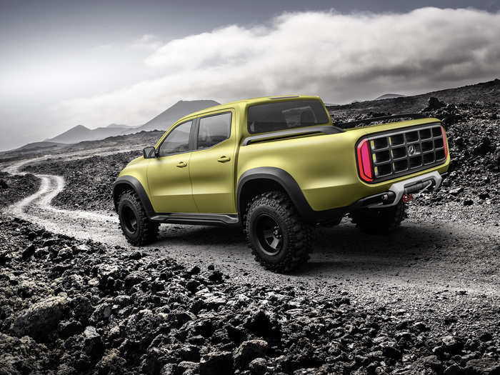 The X-Class will be built on a proper truck chassis with a ladder frame. In addition, the X-Class will feature the latest in driver assistance technology in the form of radar, cameras, and ultrasonic sensors.