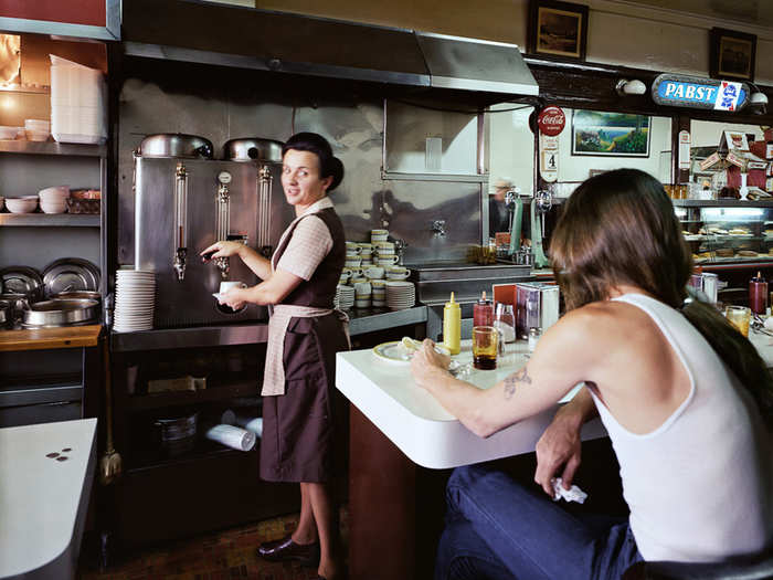 She decided to photograph the people who worked and lived in SoMa, before new developments claimed the neighborhood. The Moscone Center drove that momentum.