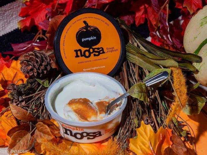 7. Noosa pumpkin-flavor yogurt