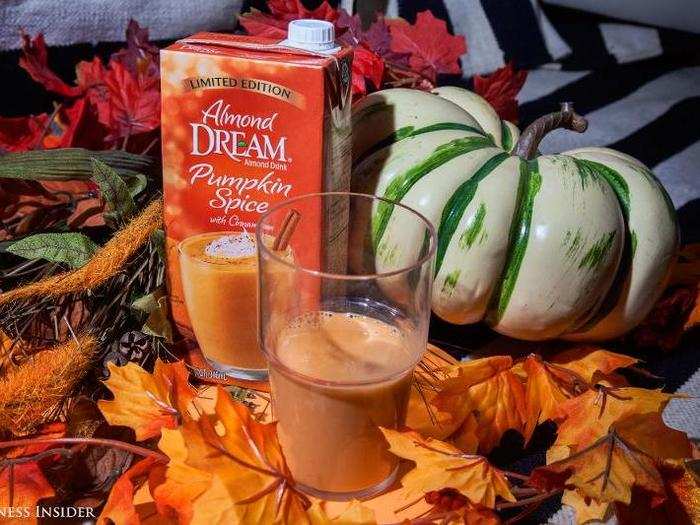 10. Pumpkin-spice almond milk