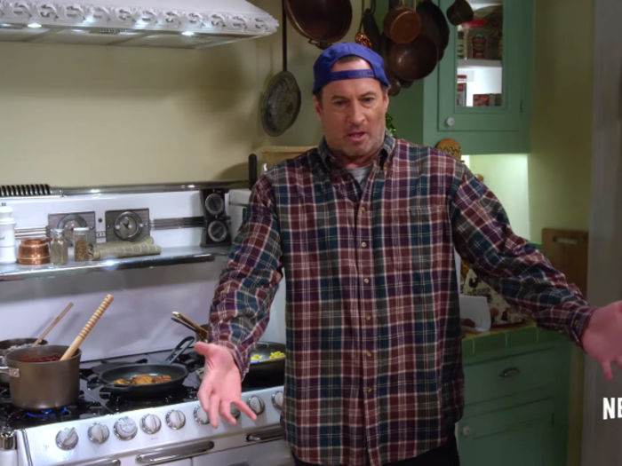 Luke gave Lorelai’s kitchen a huge makeover.