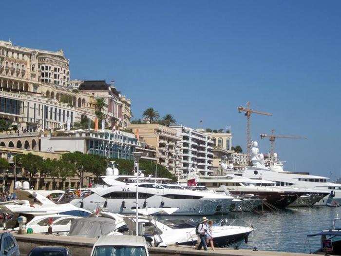 Another major draw is the Port de Monaco, one of two ports in the country. It