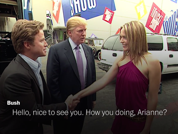 2005: While Donald Trump was interviewing with "Access Hollywood" host Billy Bush about a cameo on a daytime drama, the two engaged in a lewd side discussion about women. That recording went into the tape vault and was not publicly seen for over a decade.