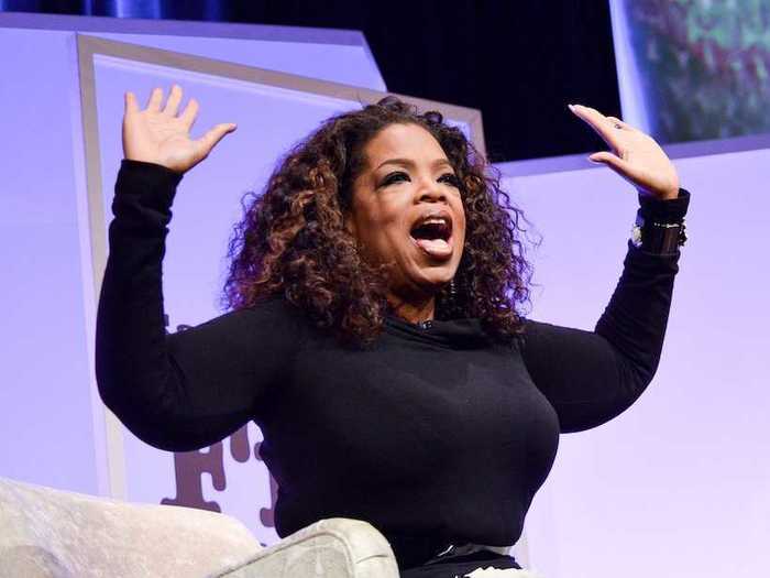 Oprah Winfrey was publicly fired from her first television job as an anchor in Baltimore for getting 