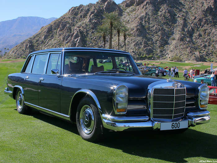 5. The 1963 Mercedes-Benz 600 Grosser is a fright because it was the preferred transport of dictators and despots the world over. It went out of production in 1972.