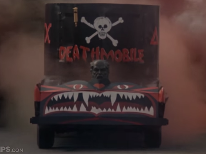 9. The "Deathmobile" is one of the most memorable relics of the 1978 comedy classic, "Animal House." The car