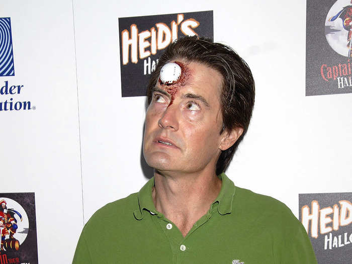 Actor Kyle McLachlan sported some gruesome golf makeup in 2007.