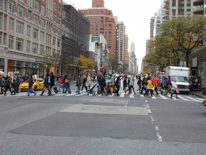 We quickly learned the main avenues (Lexington, Third, Madison) held most of the action. Kids were literally going into every store, checking for candy.